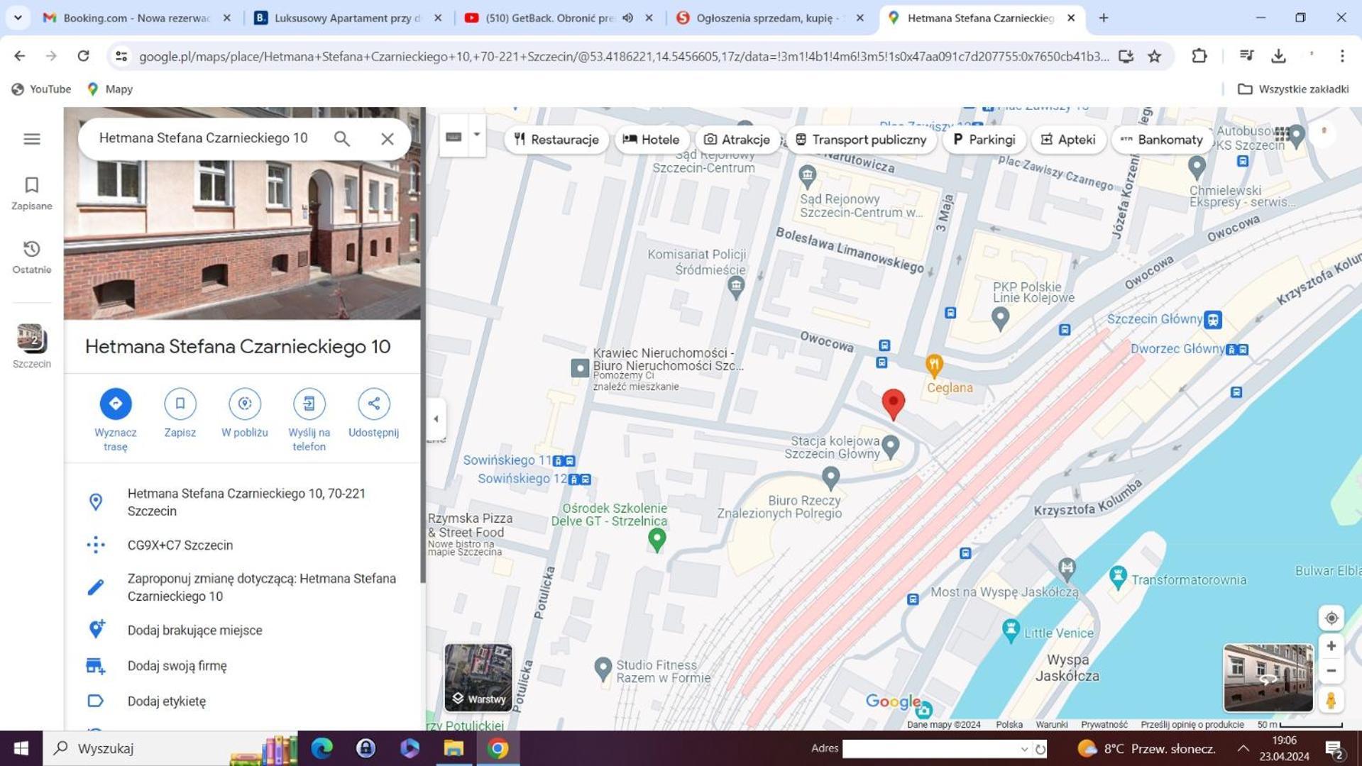 Luksusowy Apartament Przy Dworcu Szczecin Exterior foto